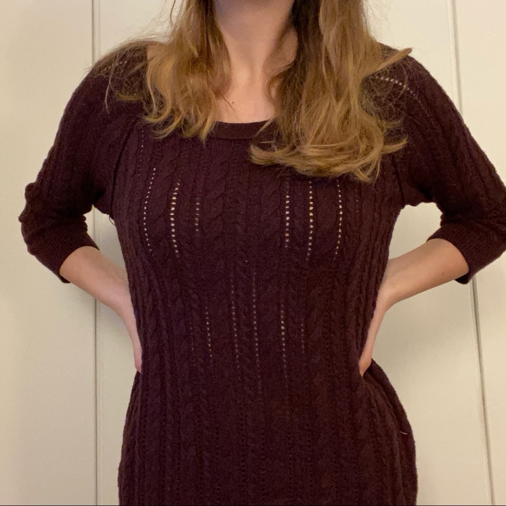 American Eagle Purple Sweater